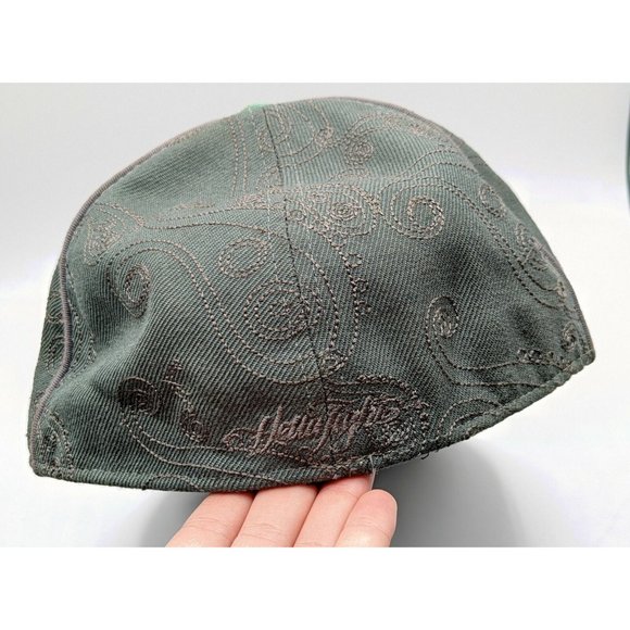 Hella Tight HT Brand Embroidered Gray Green Hat Cap **Read** - Picture 8 of 12